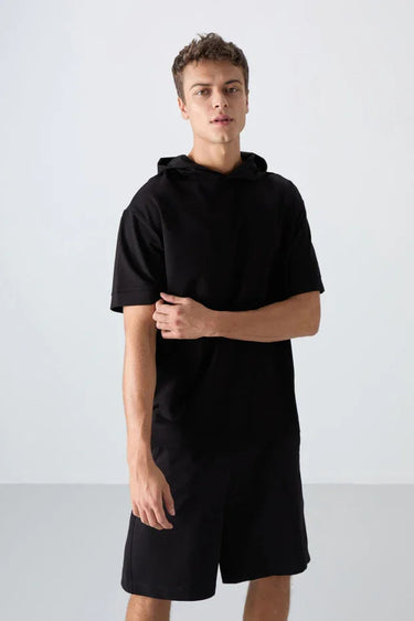 TOMMYLIFE Men's Soft Touch Oversized Cotton Everyday T-Shirt