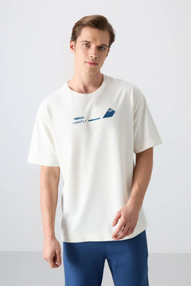 TOMMYLIFE Men's Soft Textured Premium Cotton T-Shirt