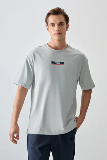 TOMMYLIFE Men's Graphic Print Oversized Soft Cotton T-Shirt