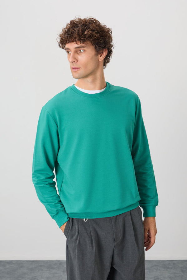 Cotton Soft Textured Men’s Sweatshirt
