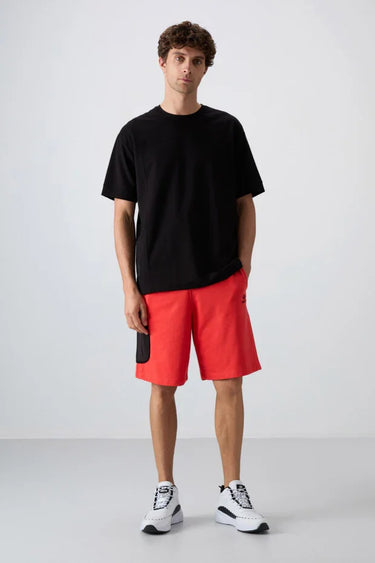 Tommy Life Men’s Cotton Soft Textured Printed Shorts