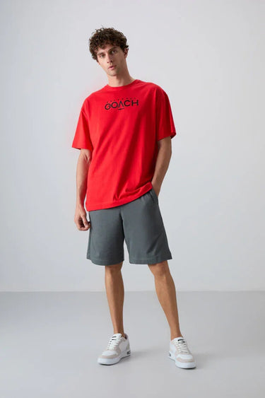 Tommy Life Parliament Men’s Soft Textured Graphic Shorts