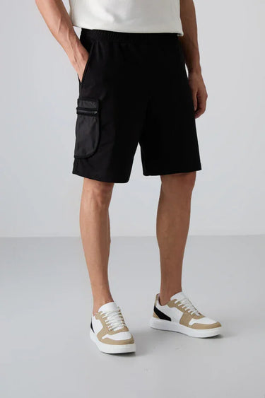 Tommy Life Men’s Cotton Soft Textured Printed Shorts