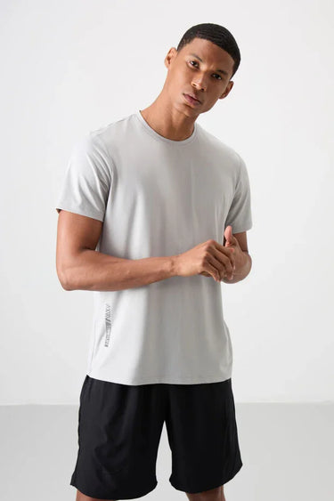 TOMMYLIFE Men's Lightweight Textured Standard Fit Active T-Shirt