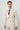 Morven Men's Beige Linen Double Breasted Slim Fit Pointed Collar Suit