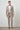 Morven Men's Beige Trend Slim Fit Mono Collar Suit