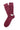 Morven Men’s Claret Red Bamboo Dotted Long Socks