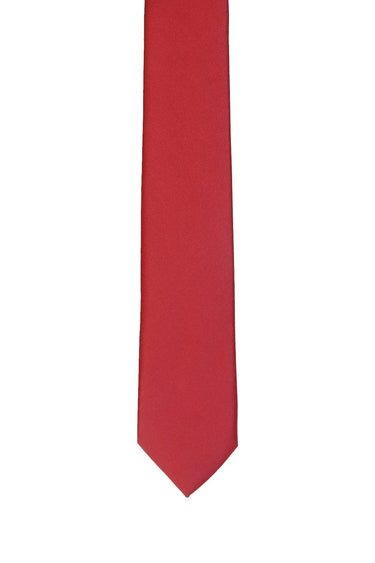 Morven Men's Burgundy Basic Tie