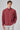 Morven Men's Burgundy Dynamic Fit Button-down Collar Modal Shirt