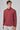 Morven Men's Burgundy Dynamic Fit Button-down Collar Modal Shirt