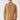 Man wearing camel brown long sleeve basic half turtleneck sweater, back view