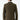 Back view of man wearing khaki slim fit woven blazer with buttoned cuffs and beige trousers