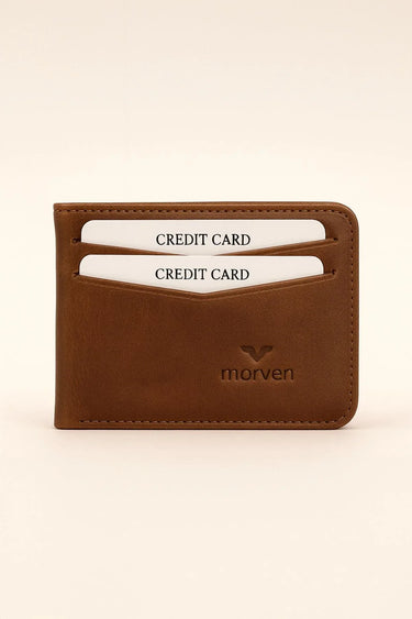 Morven Men's 100% Leather Wallet Card Holder