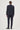 Morven Men's Navy Blue Polyviscon Basic Plain Slim Fit Pointed Collar Suit