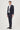 Morven Men's Navy Blue Polyviscon Basic Plain Slim Fit Pointed Collar Suit