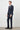 Morven Men’s Navy Slim Fit Patterned Suit Jacket
