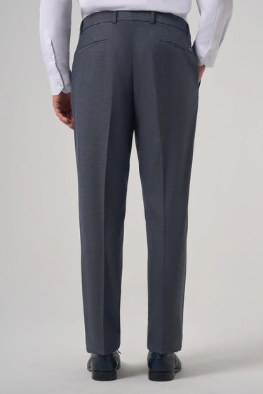 Morven Men's Navy Blue Polyviscose Trendy Patterned Dynamic Fit Trousers