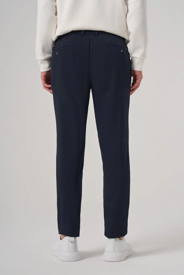 Morven Men's Navy Blue Polyviscose Trendy Drawstring Jogger Slim Fit Sport Pants