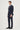 Morven Men's Navy Blue Striped Slim Fit Suit