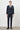 Morven Men’s Navy Slim Fit Patterned Suit Jacket