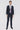 Morven Men's Navy Jacquard Slim Fit Suit