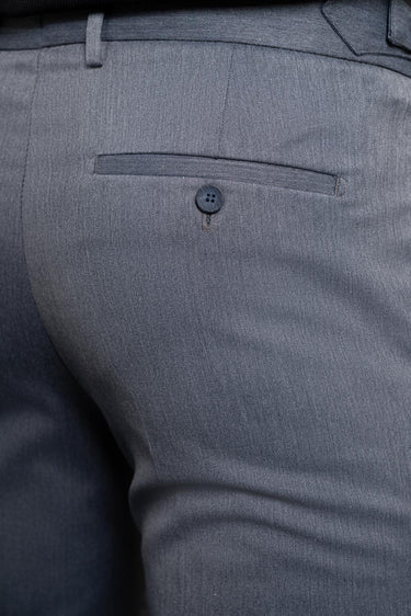 Morven Men's Trend Slim Fit Slim Cut Pleated Trousers