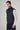Morven Men's Navy Trendy Wool Puffer Vest
