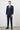Morven Men's Navy Blue 8-Drop Slim Fit Suit