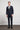Morven Men's Navy Blue Wool Slim Fit Pointed Collar Suit