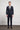 Morven Men's Navy Blue Wool Slim Fit Pointed Collar Suit