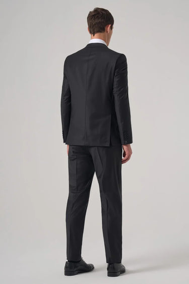 Morven Men's Wool Slim Fit Pointed Collar Suit