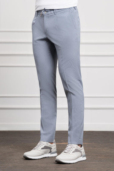 Morven Men's Blue Polyviscose Trendy Drawstring Jogger Slim Fit Sports Pants