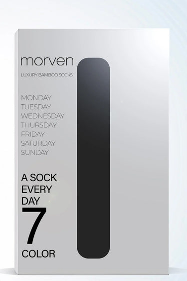 Morven Men’s Assorted 7-Pack Bamboo Socks