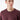Man wearing a plain burgundy crew neck sweatshirt on a white background