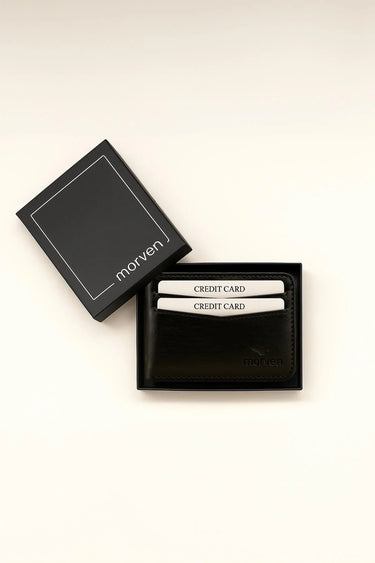 Morven Men's 100% Leather Wallet Card Holder