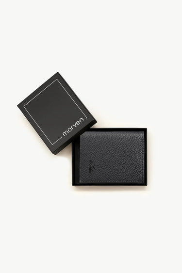 Morven Men's 100% Leather Magnetic Wallet