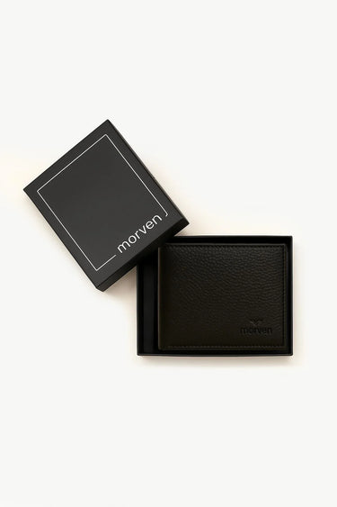 Morven Men's Basic 100% Leather Wallet