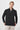 Morven Men's Black Zippered Bato Collar Sweat-Shirt