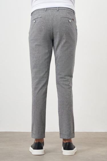Morven Men's Cotton Linen Trendy Drawstring Jogger Slim Fit Sports Pants