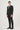 Morven Men's Black Polyviscon Basic Jacquard Slim Fit Pointed Collar Suit