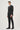 Morven Men's Black Polyviscon Basic Jacquard Slim Fit Pointed Collar Suit