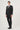 Morven Men's Black Polyviscon Basic Jacquard Slim Fit Pointed Collar Suit
