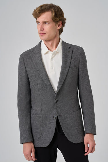 Morven Men's Trendy Slim Fit Woven Blazer