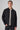 Morven Men's Black Polyviscon Worker Shirt Jacket