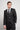 Morven Men's Black Wool 4-Drop Dynamic Fit Mono Collar Suit