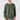 Man wearing a green crew neck long sleeve sweatshirt with beige trousers