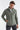 Zip-Up Stand-Up Collar Standard Fit Men’s Fleece Sweatshirt