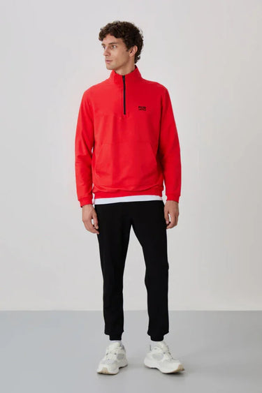 Tommylife Stand-Up Collar Men's Tracksuit Set