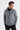 Zip-Up Stand-Up Collar Standard Fit Men’s Fleece Sweatshirt