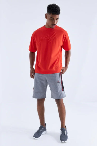 Tommy Life Men’s Casual Shorts with Sporty Stripe Detail